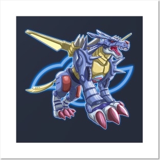 fanart metalgarurumon Posters and Art